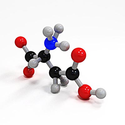3D model: Aspartic acid. .95 [buy, download]